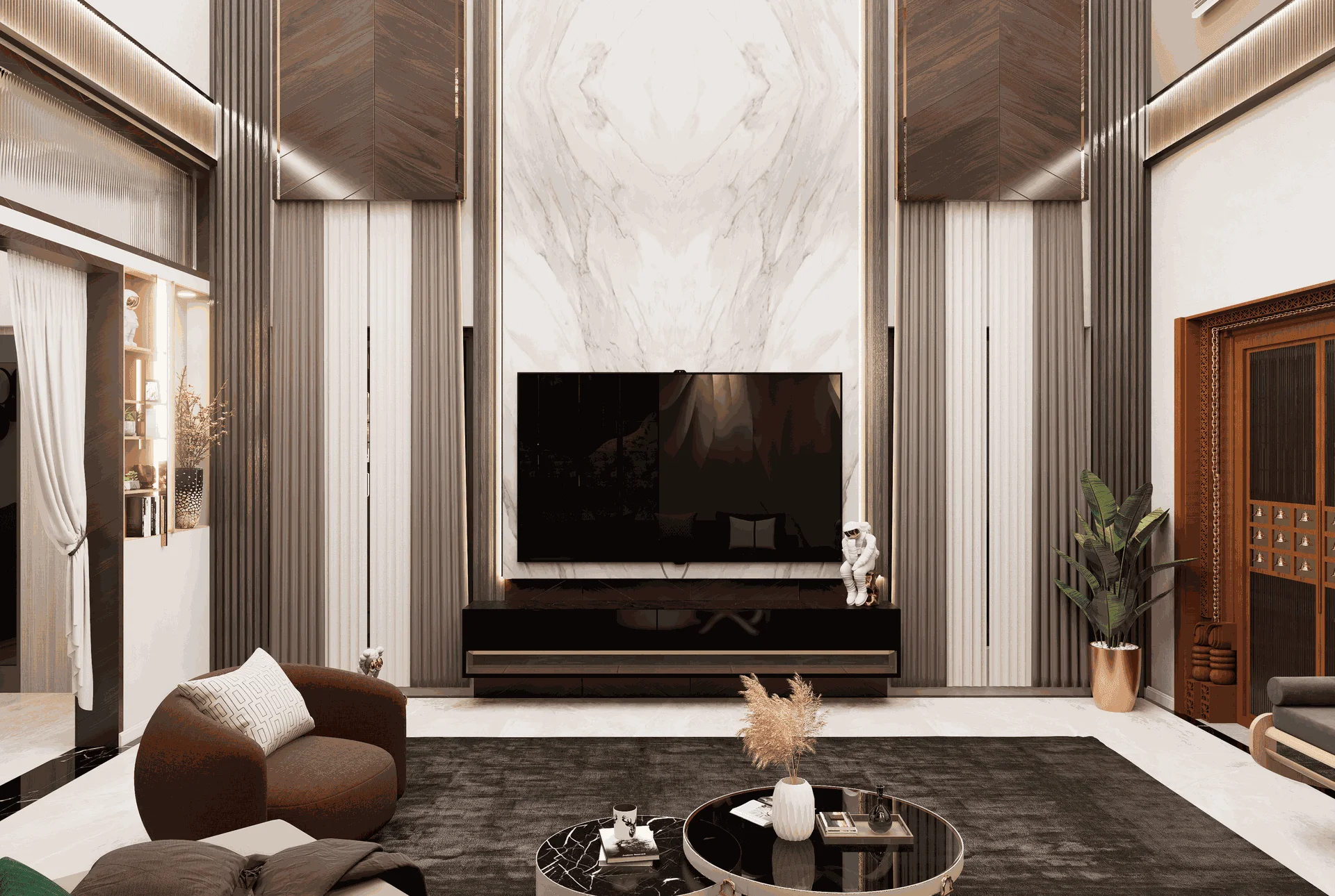 Remesh Residence - Living Area